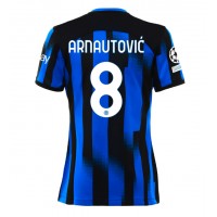 Camisa de time de futebol Inter Milan Marko Arnautovic #8 Replicas 1º Equipamento Feminina 2023-24 Manga Curta